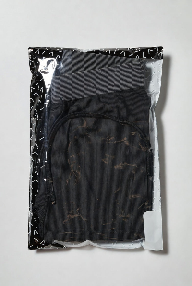 Pair of black Leggings sport elastic yoga leggings with a high waistband, designed for comfortable activewear.